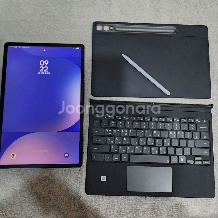 갤럭시탭 s10 + 플러스 5g 256기가 정품키보드--0