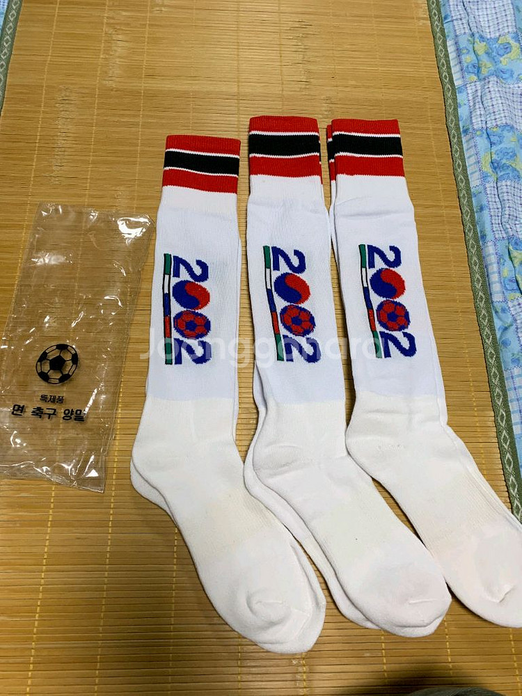 2002 한일 월드컵 축구양말 (B품)3개남음--0