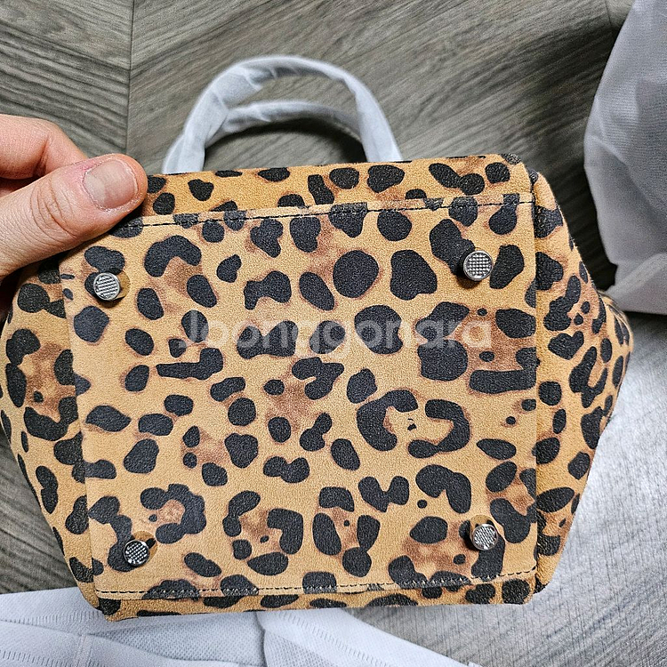 소가죽 호피 미니토트 크로스백 2가지 모두(미사용)--3