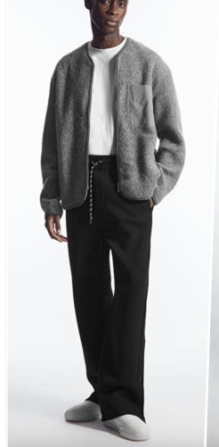 코스 남성 COS 릴랙스 스쿠바 트라우저 팬츠 XS--0