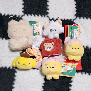 일본 쇼와 레트로 산리오 샌드위치 타이토 인형 키링