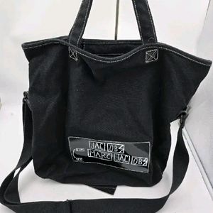 Marc by Marc Jacobs 블랙 캔버스 빅 토
