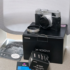 후지필름 X100VI 실버 카메라