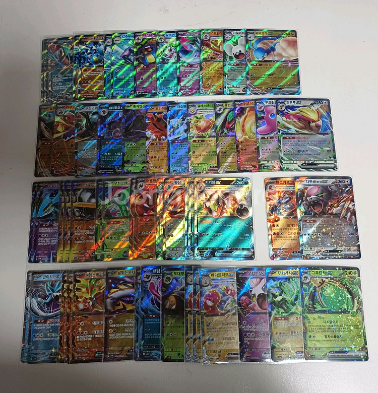 포켓몬카드 고대(sv4k)~크림슨(sv5a) ex RR--0