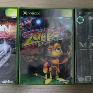 고전) 새제품 xbox 게임(랠리퓨전, 재퍼, 메트릭스
