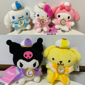 산리오 왕관 인형 키링 헬로키티 마이멜로디 시나모롤