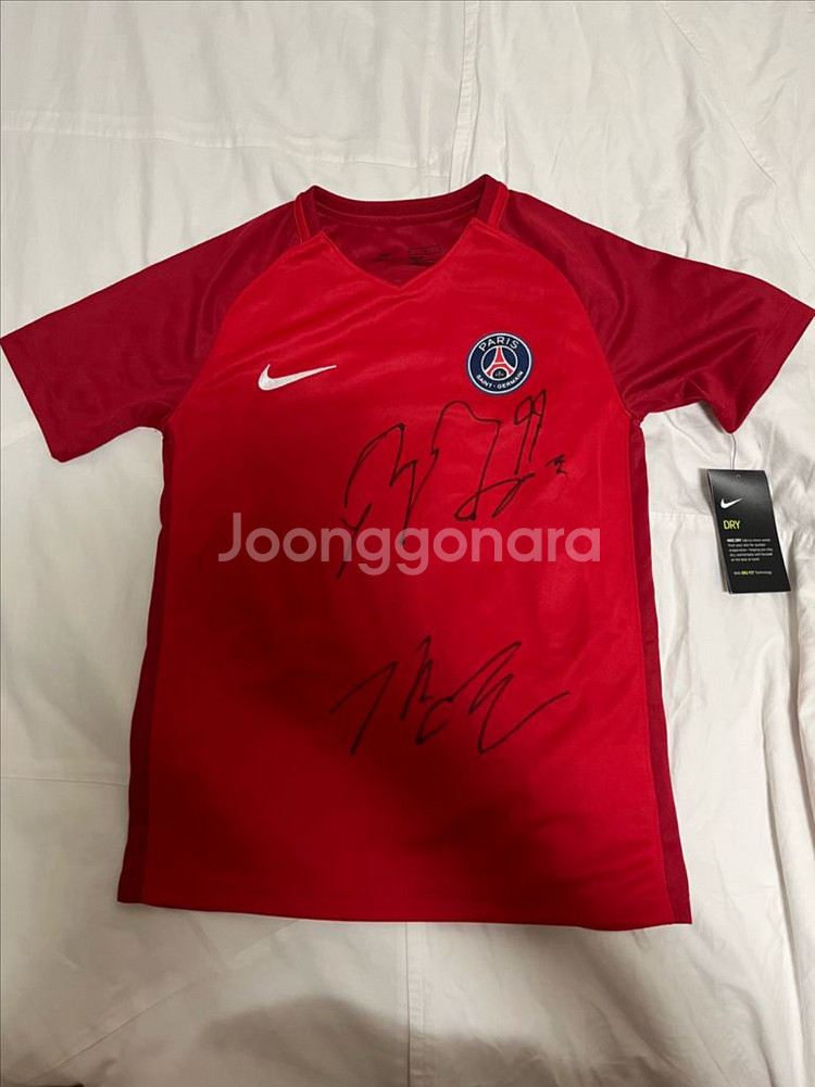 PSG 이강인 돈나룸마 친필 싸인 유니폼 팔아요!--1