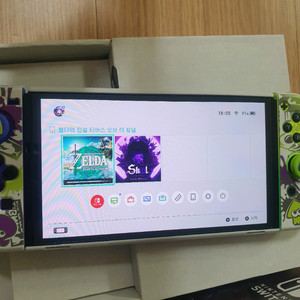 닌텐도 스위치 oled 스플래툰 에디션 s급