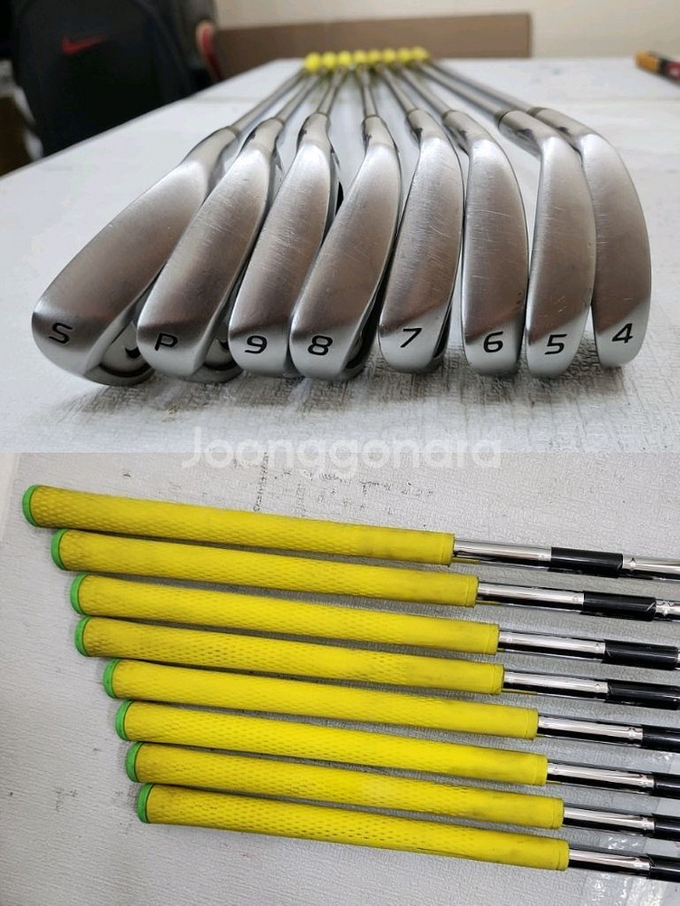 나이키 경량스틸 아이언 등 남성용 중고골프채 풀세트--2