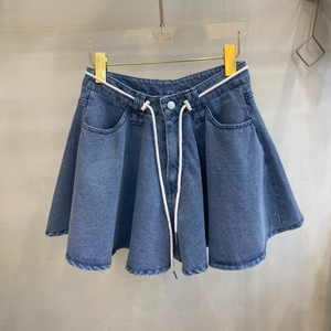후레아 데님. 치마 반바지(S)ㅡ무배