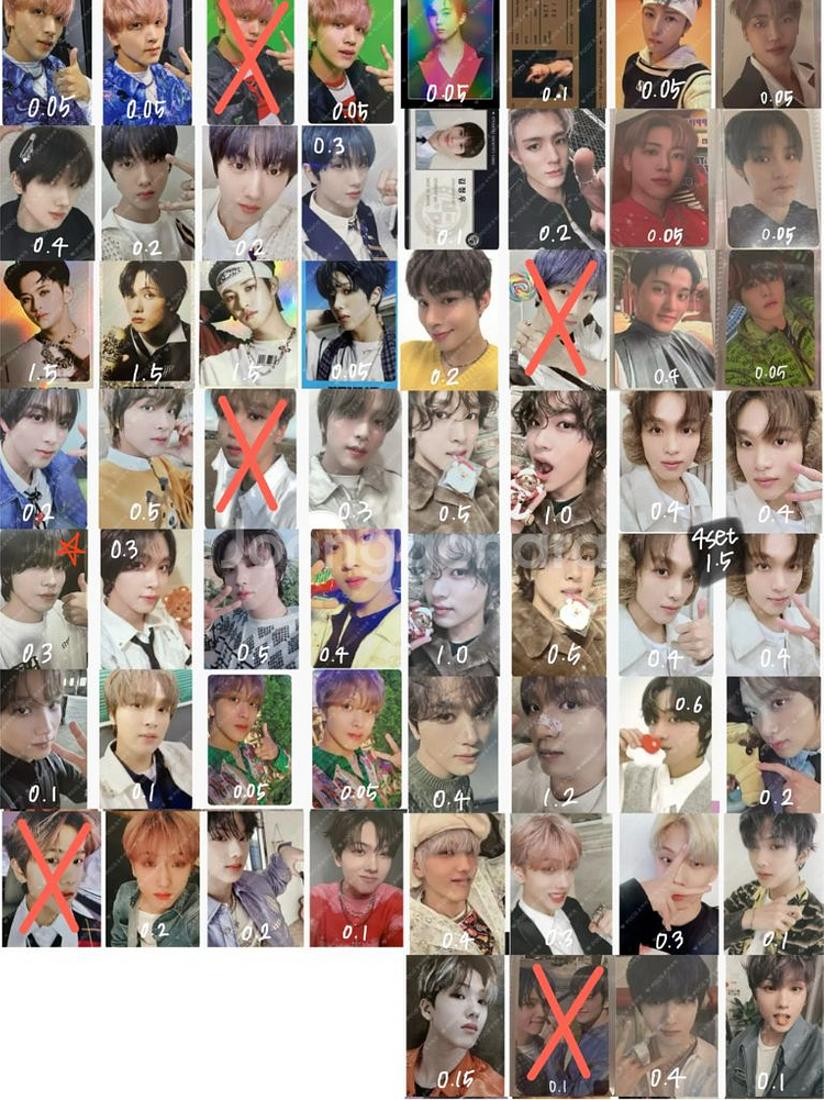 엔시티 드림 127 포카 판매 일괄 양도 무나--0