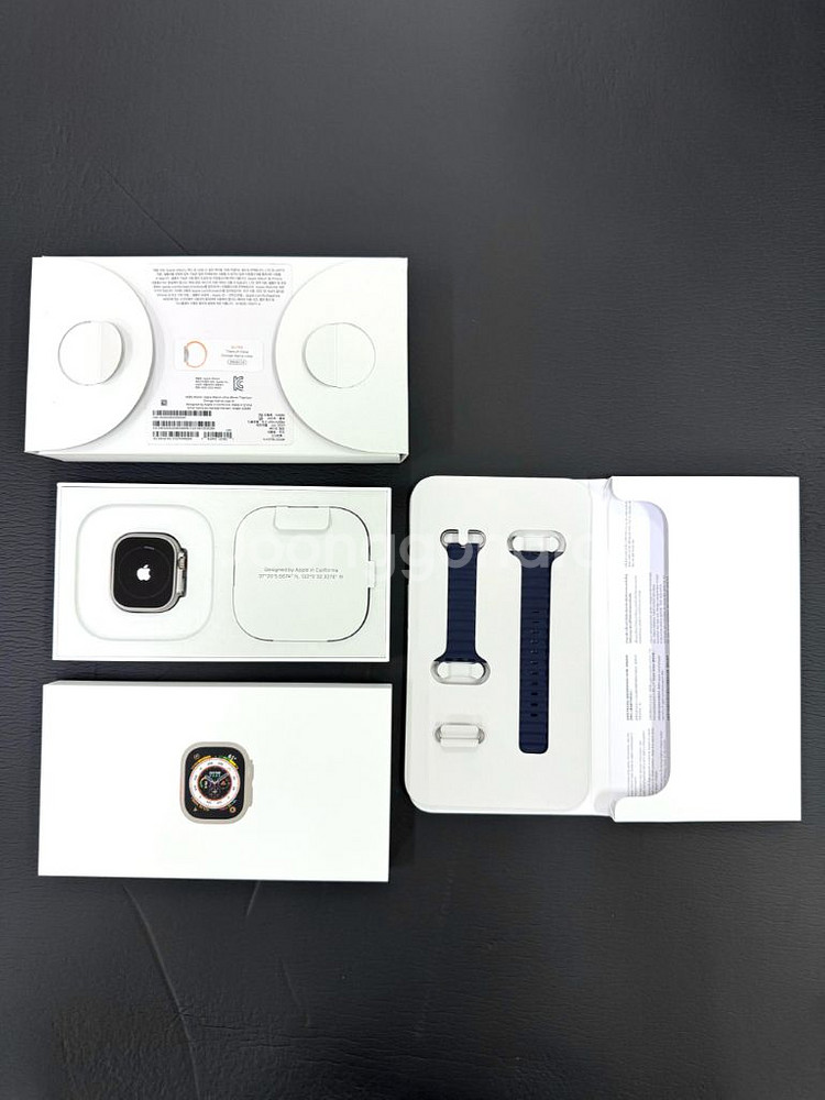 애플워치 울트라1 49mm 티타늄 새 것 상태 팝니다--0