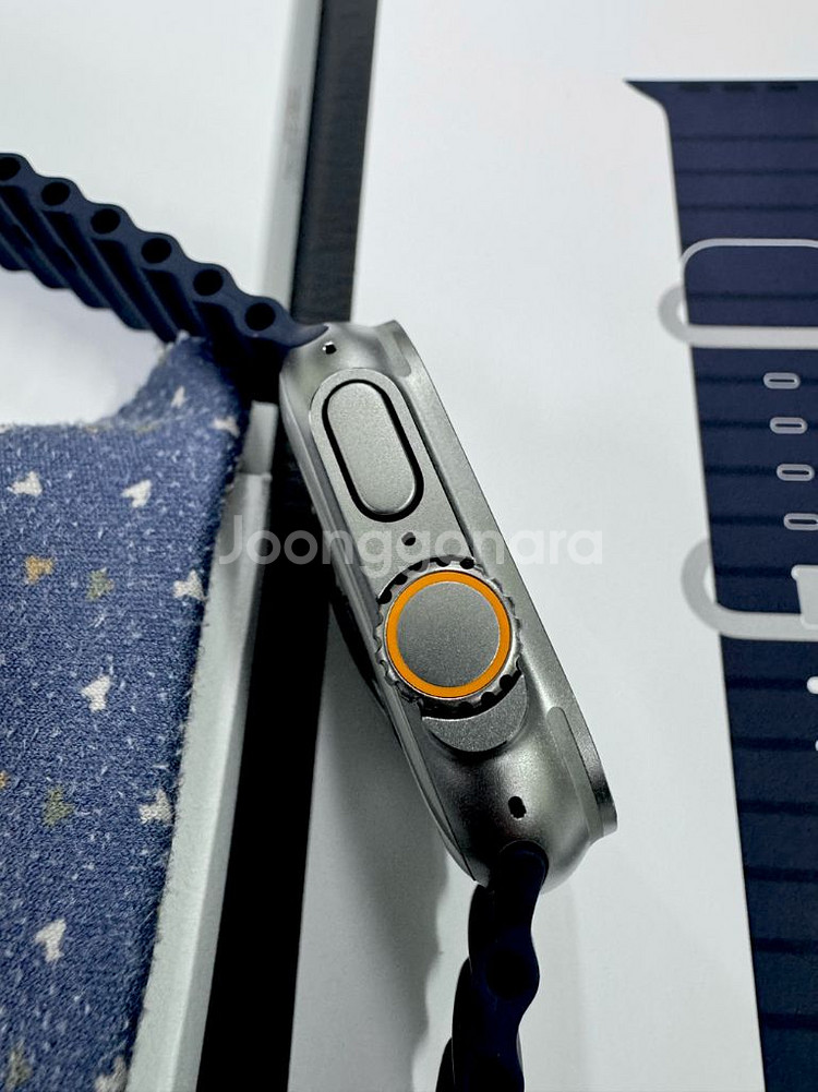 애플워치 울트라1 49mm 티타늄 새 것 상태 팝니다--3