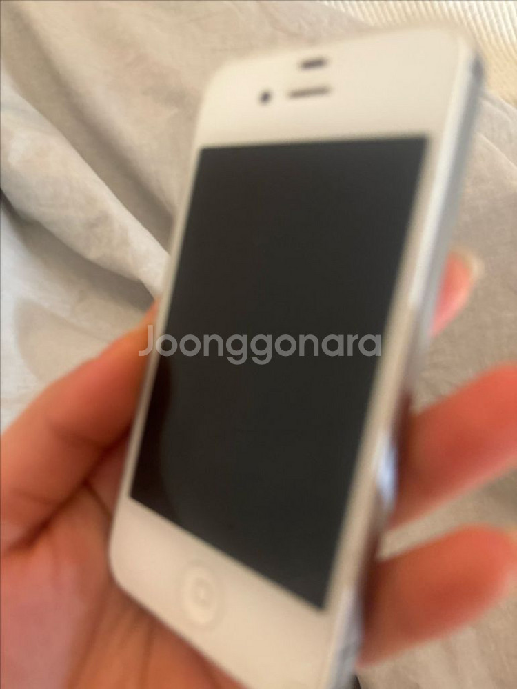 아이폰4s 16기가 화이트--0