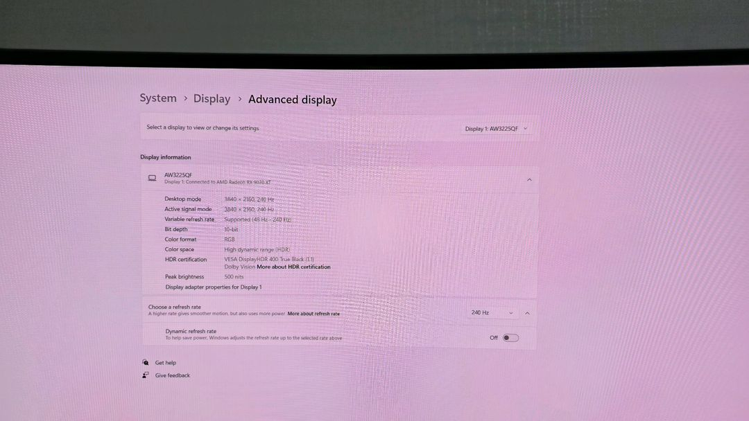 Alienware 32인치 4K OLED 모니터--8