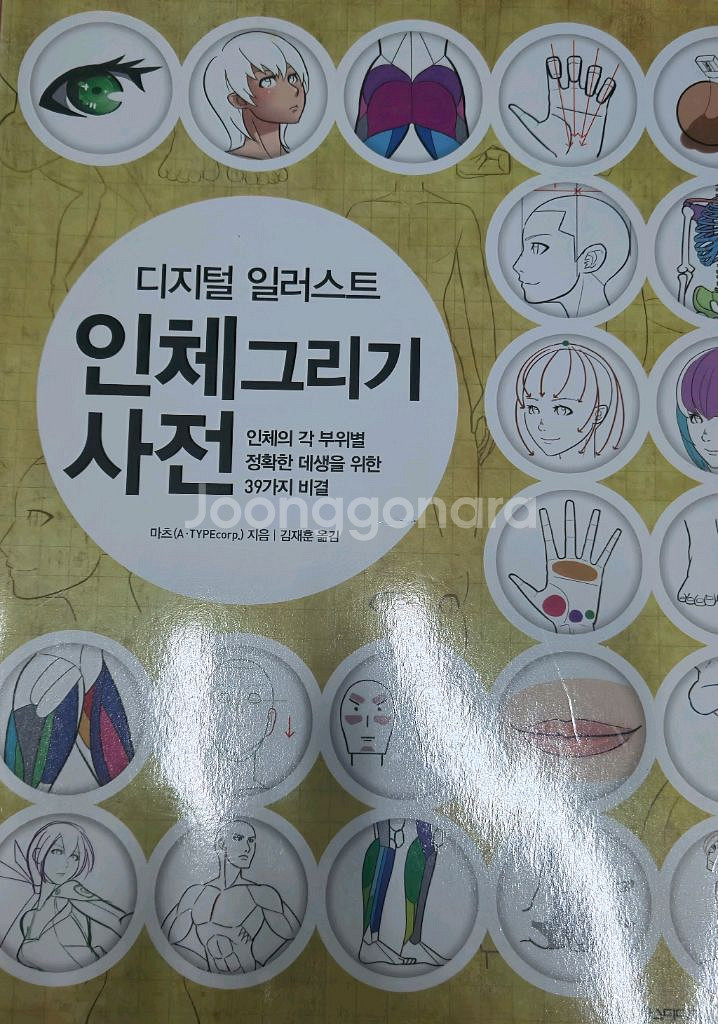 인체그리기 사전 책 판매--0