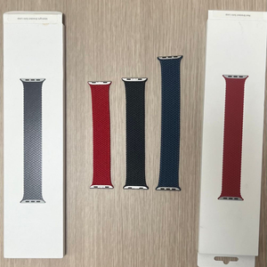 애플워치 브레이드 솔로루프 미드나잇 블루 블랙