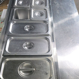 토핑 냉장고 1500 유니크 김밥 반찬, 밧드포함
