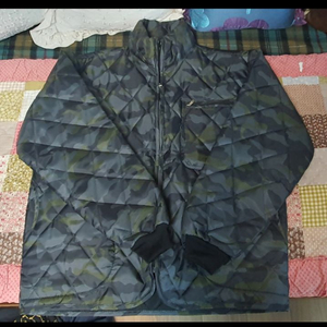 카모 퀼팅 자켓 XL