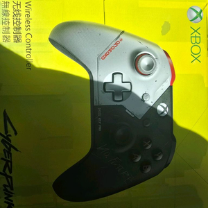 xbox컨트롤러 사이버펑크에디션 단순개봉 충전 독 포함