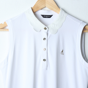 W(XL) 빈폴 반팔 카라 티셔츠 민소매 골프 기능성