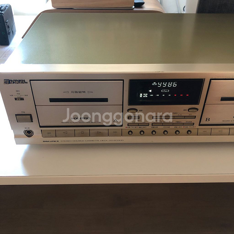 인켈 더블 카세트 데크 DD-6030G--1