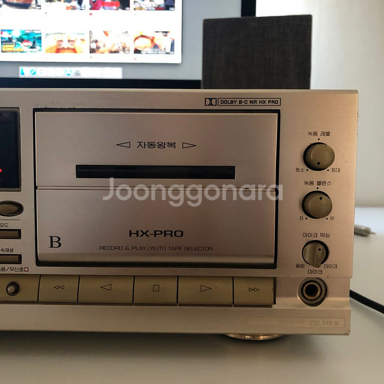 인켈 더블 카세트 데크 DD-6030G--5