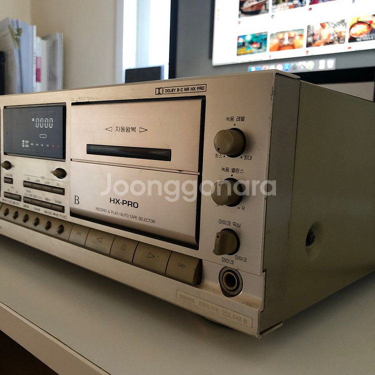 인켈 더블 카세트 데크 DD-6030G--6