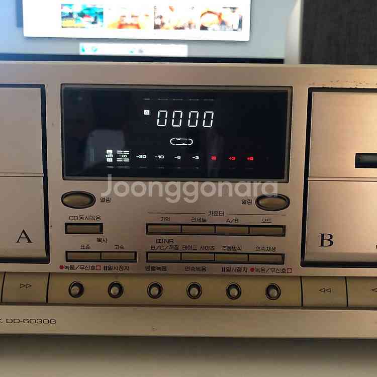 인켈 더블 카세트 데크 DD-6030G--4