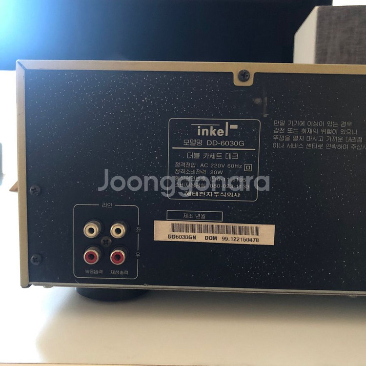 인켈 더블 카세트 데크 DD-6030G--9