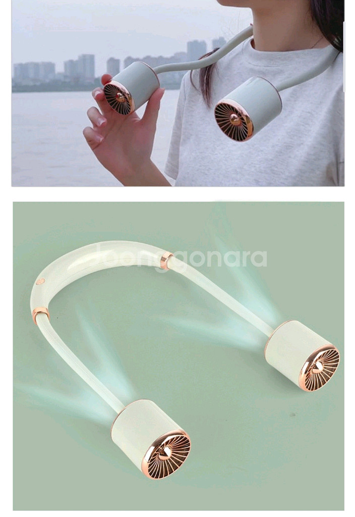 제트쿨링 넥밴드선풍기 목걸이선풍기 USB 휴대용선풍기--1