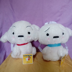 흰둥이 인형백팩.2개일괄