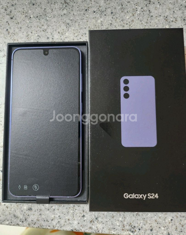 (공기계) 갤럭시 s24 512GB 바이올렛 자급제폰--2