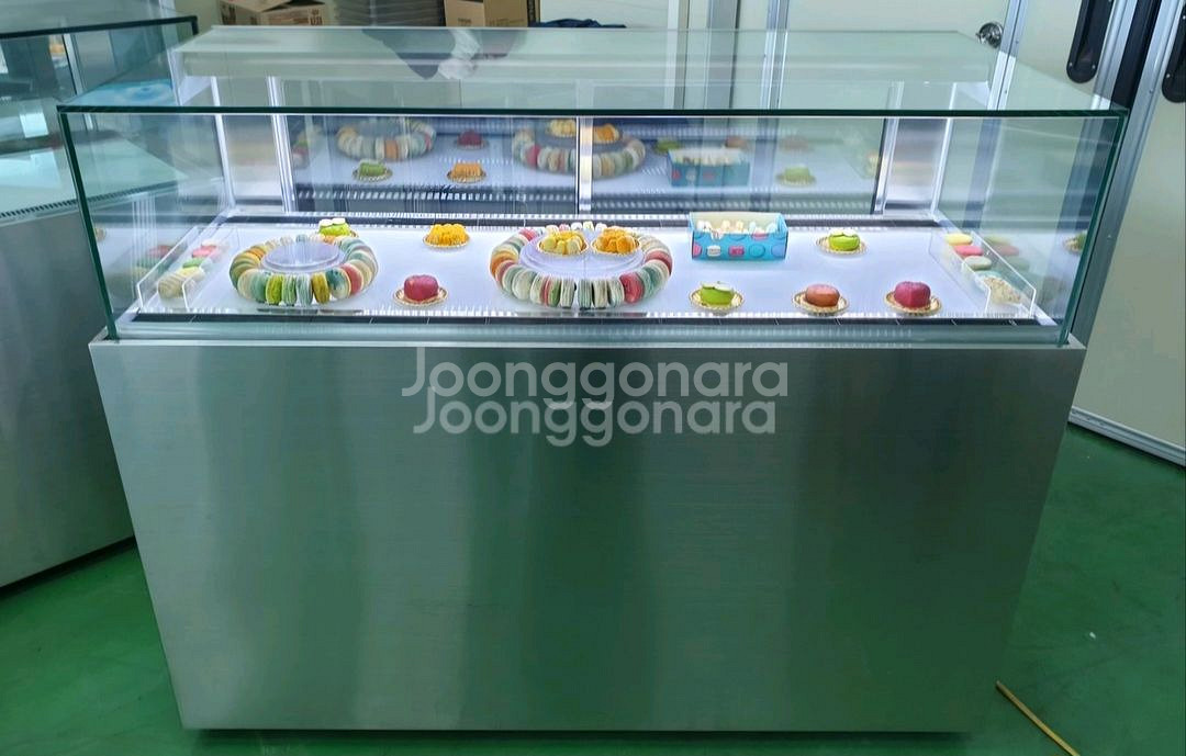 카페용 BKC 마카롱 샌드위치 냉장 쇼케이스 앞1단뒤2--0