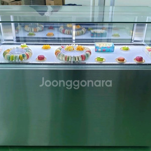 카페용 BKC 마카롱 샌드위치 냉장 쇼케이스 앞1단뒤2