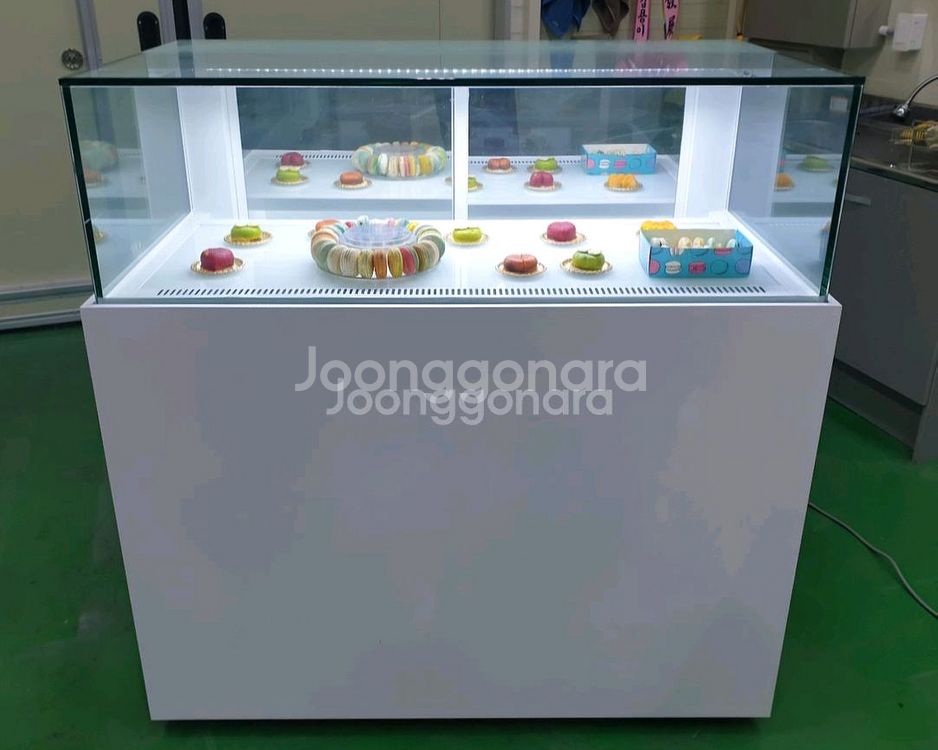 카페용 마카롱 샌드위치 냉장 쇼케이스 앞1단뒤2단--1