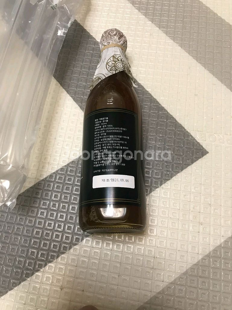 백통 참깨100% 참기름 350ml 택배포함--1