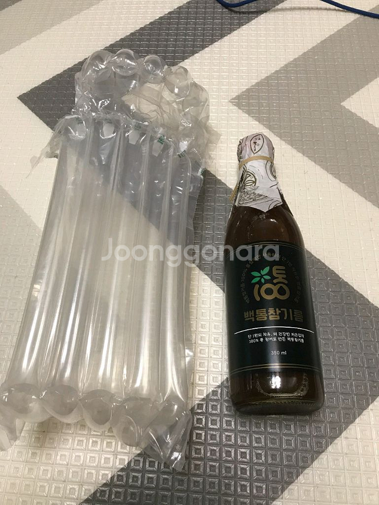 백통 참깨100% 참기름 350ml 택배포함--0