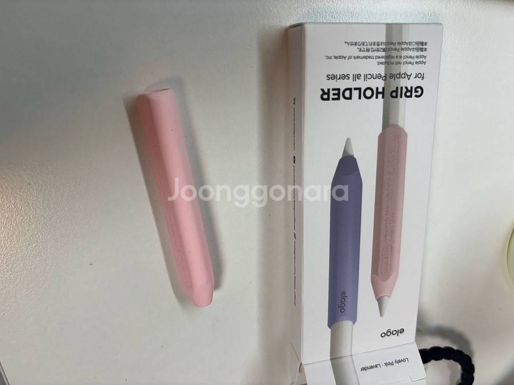 엘라고 애플펜슬그립홀더 핑크--2