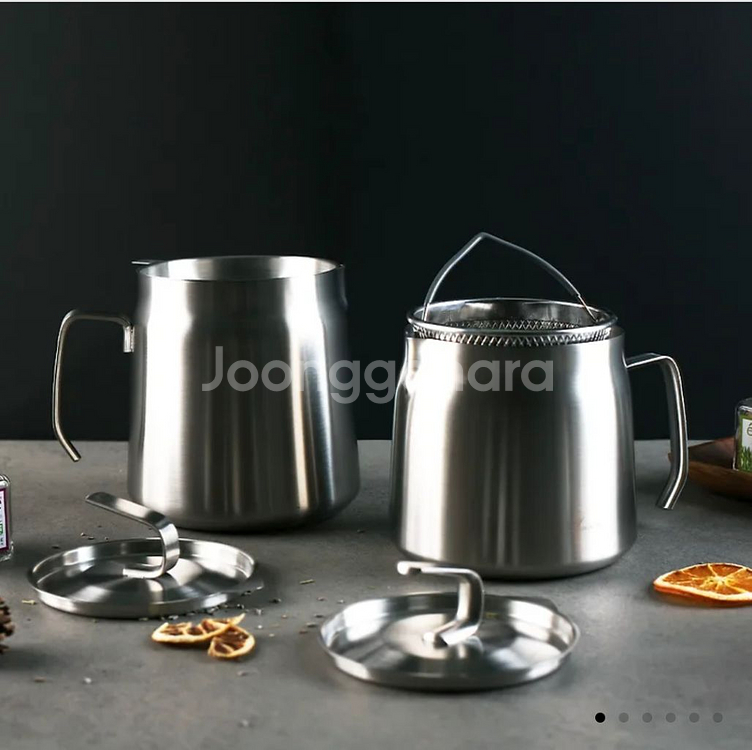 뉴메이슨 스텐304 케틀팟 SET 1.5L+2L+튀김망--0
