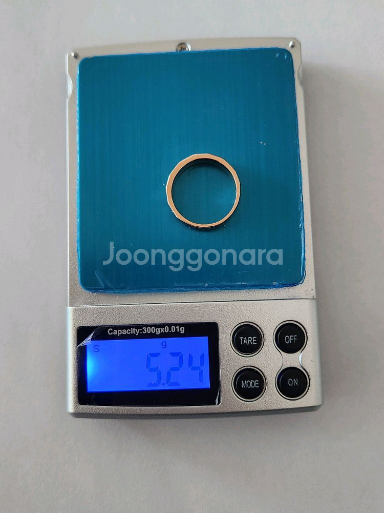 14K 깔끔한 로즈골드 반지--4
