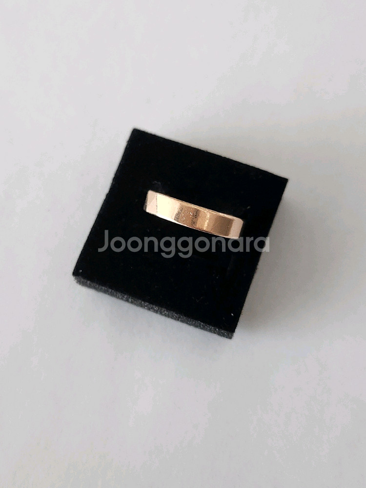 14K 깔끔한 로즈골드 반지--3