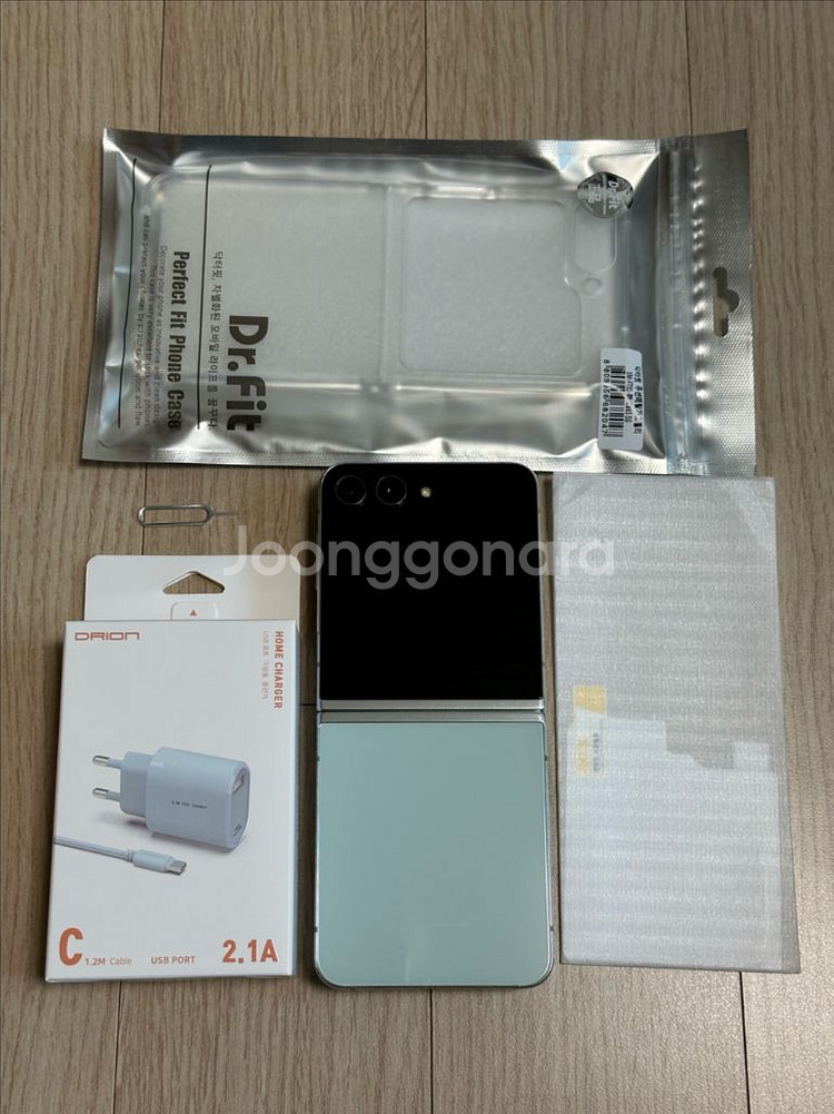 S급 F731 갤럭시Z플립5 민트 256GB 천안 아산--0