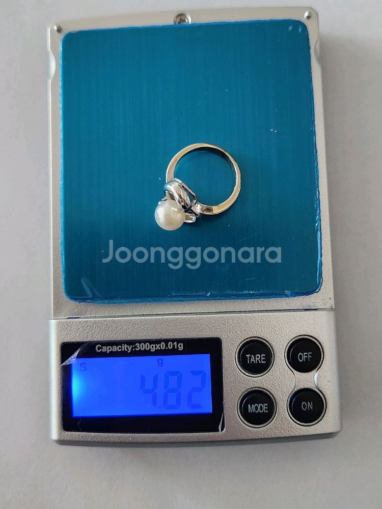 18K 진주반지--4