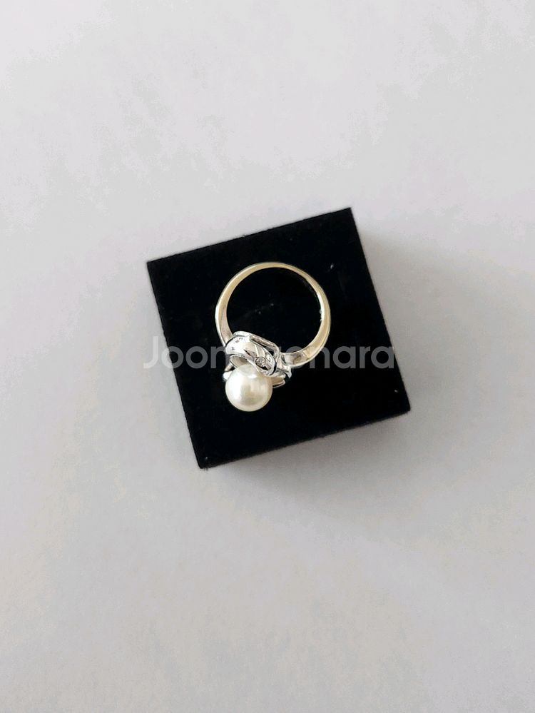 18K 진주반지--2