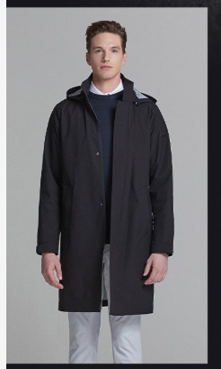 DKNY 골프 도나카란 남성 바람막이 레인 자켓 M 사--0