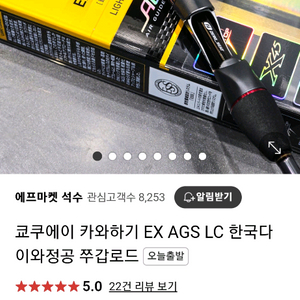 다이와 극예 쿄쿠에이 가와하기 EX AGS LC 판매합