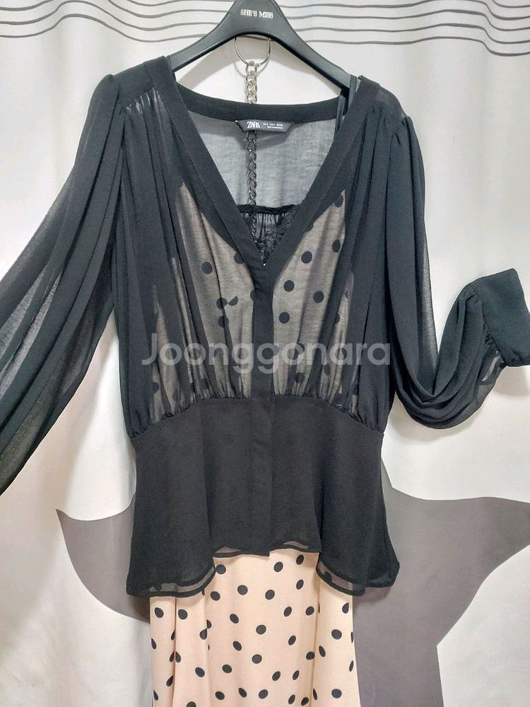 ZARA 블라우스(S) 원피스(M)미착용--4