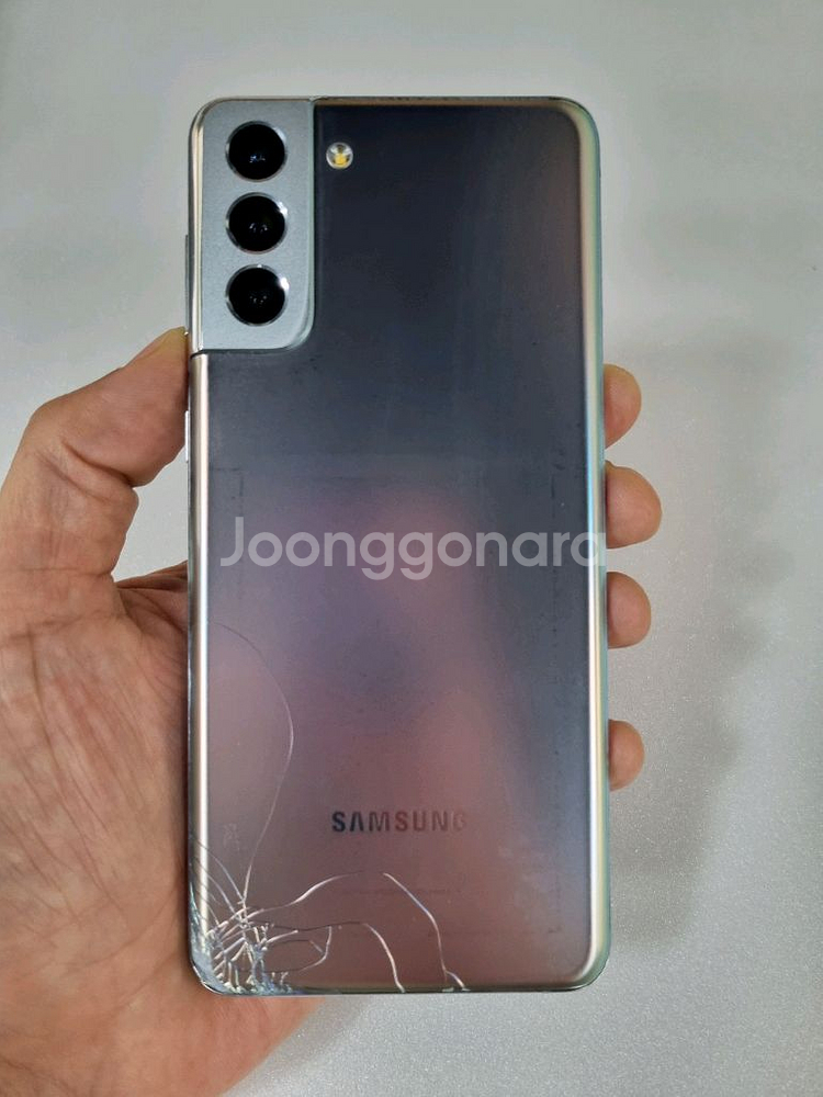 갤럭시S21플러스 실버 256GB KT공기계 중고폰--1