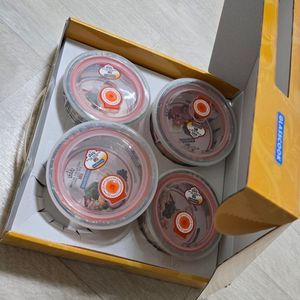 로얄그래프톤 글라스쿡 원형4조ㅡ새상품